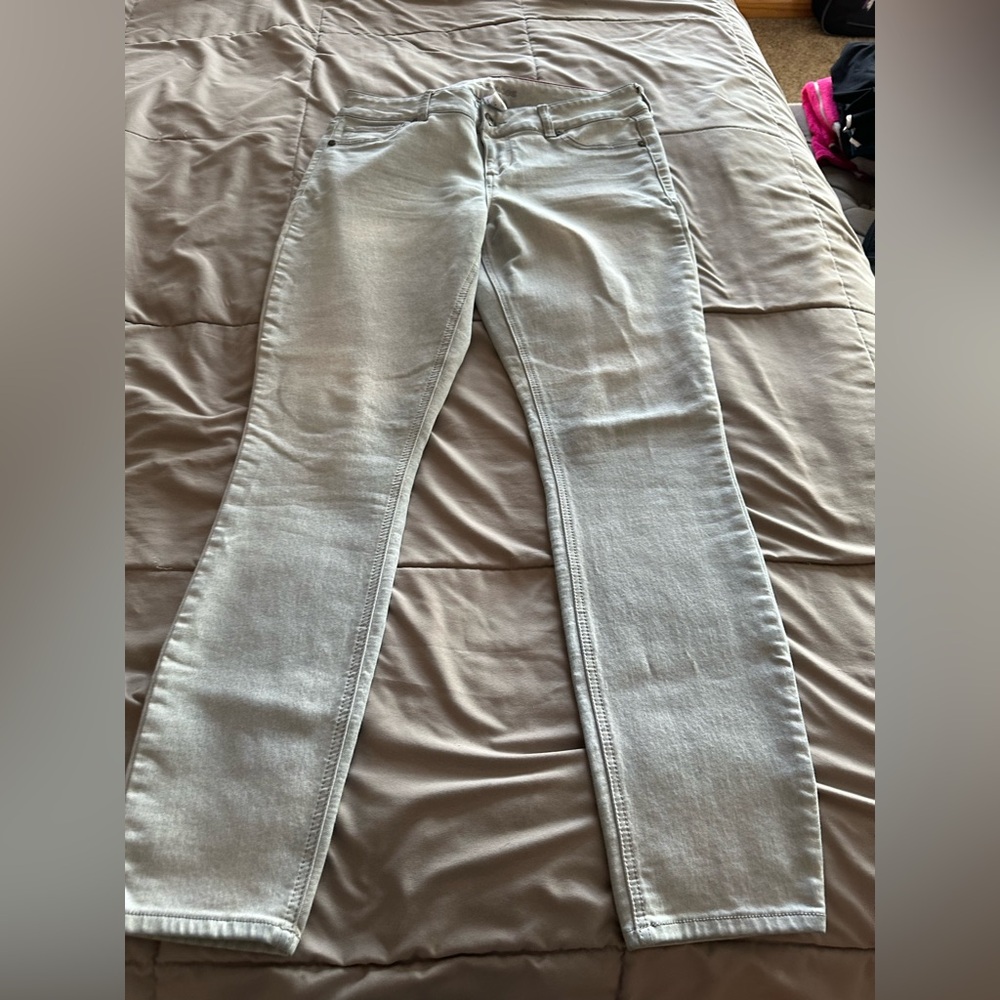 Maurice’s jeggings Blue and gray - size large regular- EUC - both pairs! - Picture 2 of 7